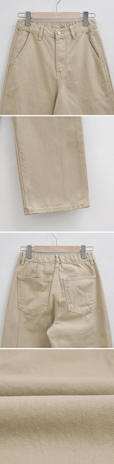 四季百搭款｜中高腰挺棉修身寬褲17