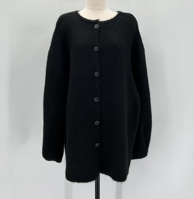 兩面穿排釦針織外套＋鬆緊長裙SET14