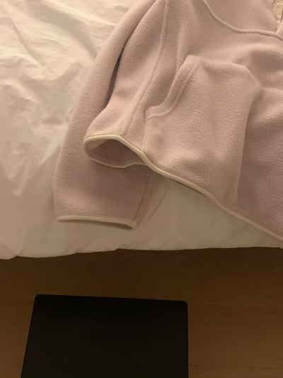 立領半排扣磨毛上衣7