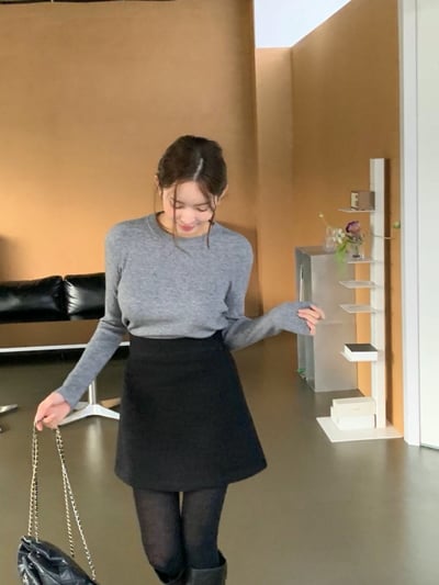 多色款圓領坑紋博款針織衫11