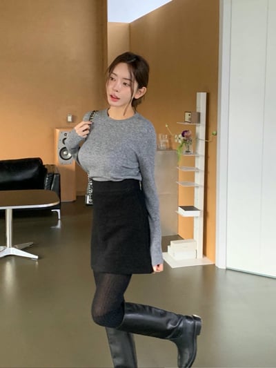 多色款圓領坑紋博款針織衫7