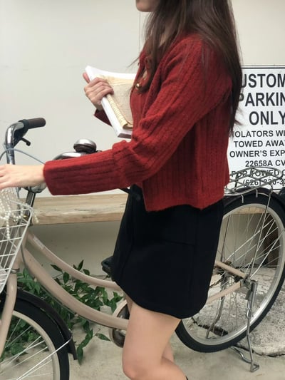 鏤空針織背心＋翻領單釦短版外套SET7