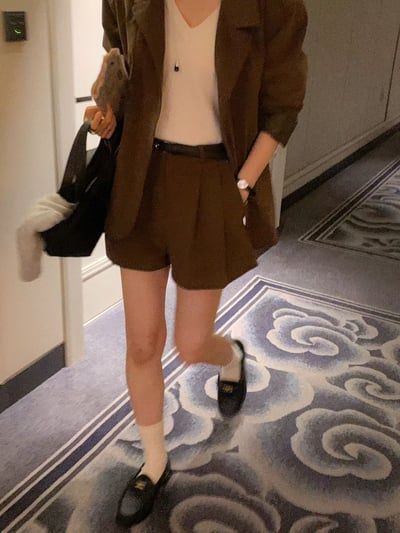 兩側打摺Ａ字短褲7