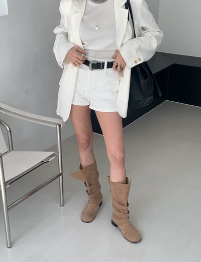 百搭中低腰順身短褲4