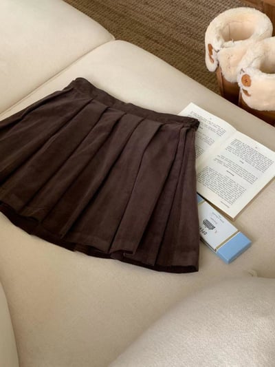 秋冬百褶小短裙5