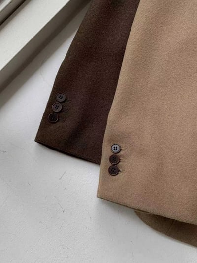 刀領後開衩羊毛西裝外套8