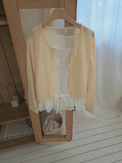 方領打褶鬆緊縮腰棉麻背心7