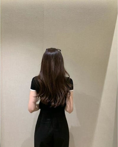 撞色針織短袖T9