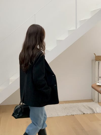 口袋金牌羊毛20％長版西外5