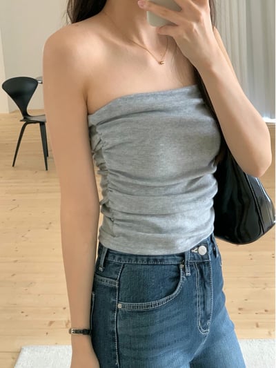 兩穿！素色平口背心＋排釦小外套SET6