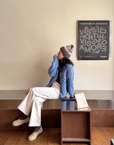 顯瘦順身款燈芯絨直筒長褲10