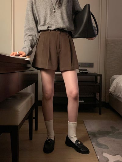 兩側打摺Ａ字短褲3