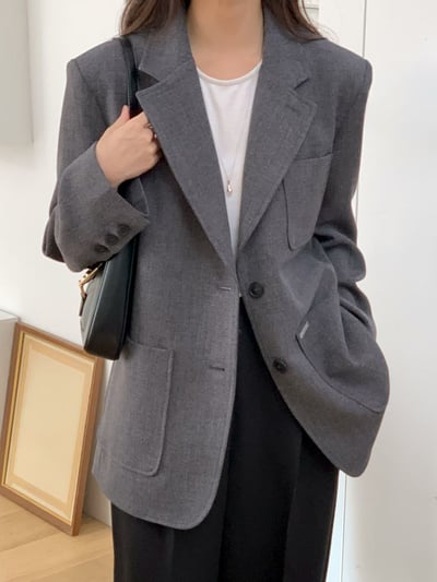 口袋金牌羊毛20％長版西外2