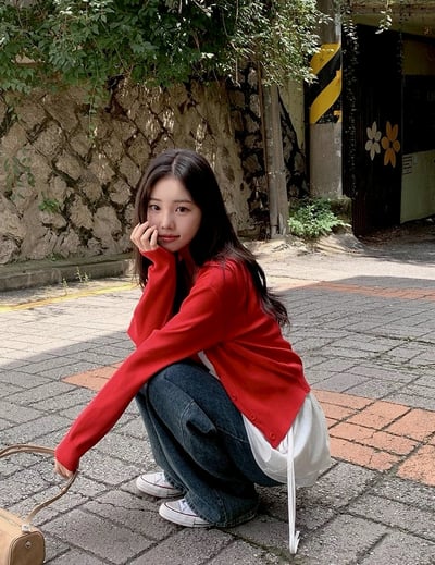 圓領精紡羊毛排釦短版小外套7