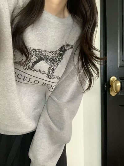 趣味可愛小狗大學T6