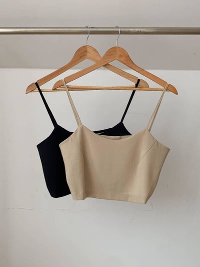 氣質背心+雙層配色長裙SET（黑S現貨一套）10