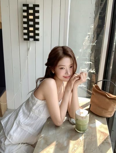 前綁結蕾絲細肩棉麻背心7
