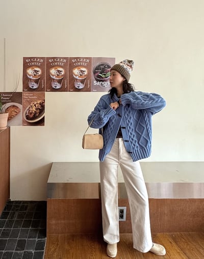 顯瘦順身款燈芯絨直筒長褲4