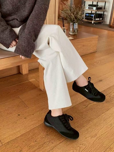 超柔軟！方頭車線軟底德訓鞋10