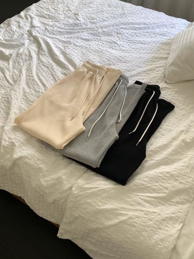 半排扣連帽上衣+長褲SET10