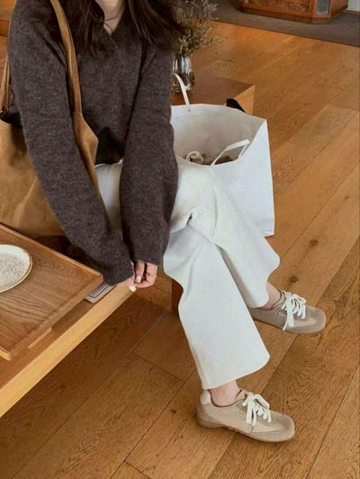 超柔軟！方頭車線軟底德訓鞋9