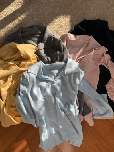 多色款開襟薄款柔軟棉Ｔ11