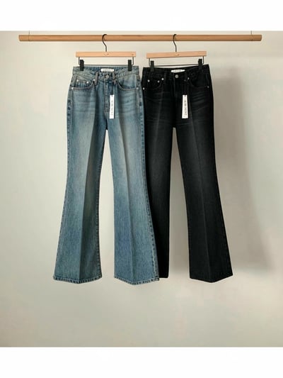 激推顯瘦款小喇叭牛仔褲10