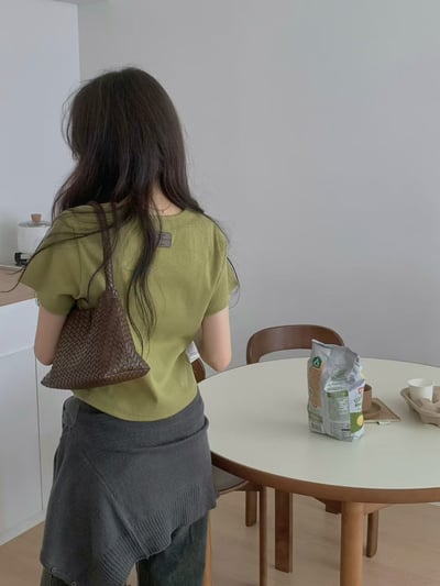 後皮革車標短版素Ｔ2