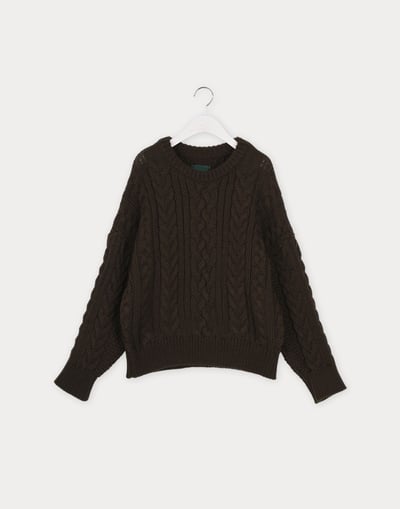 扎實磅數麻花針織衣13