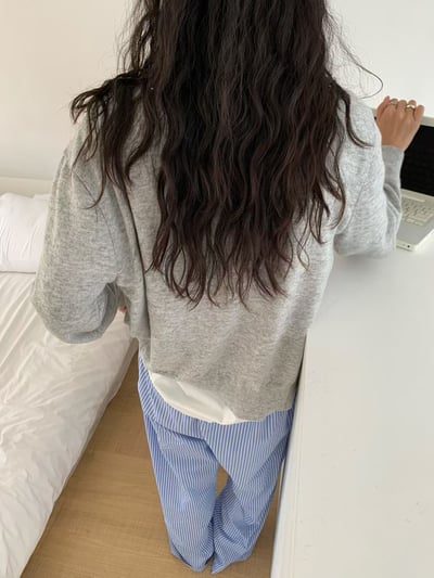 Ｙ領排釦薄款針織外套13