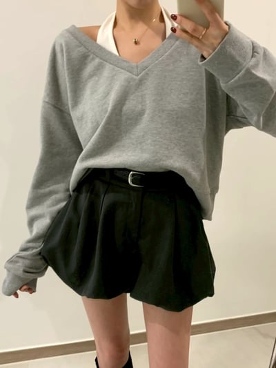 俏皮南瓜短褲裙(附腰帶10