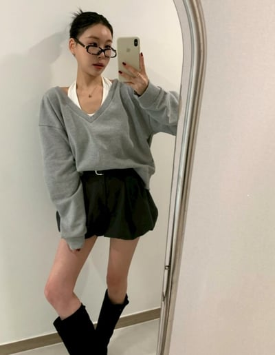 俏皮南瓜短褲裙(附腰帶13