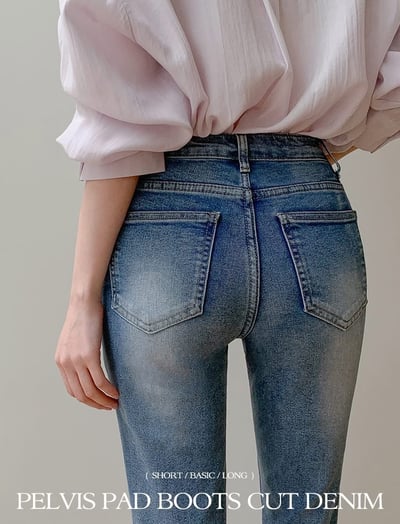 超提臀！美腿喇叭牛仔褲6