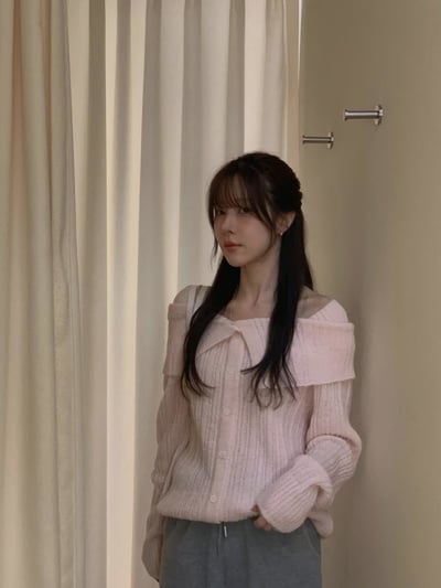 雙面穿大翻領鈕扣造型上衣6