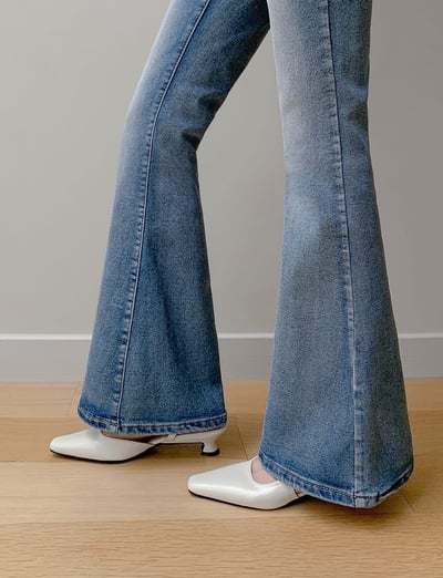 超提臀！美腿喇叭牛仔褲5