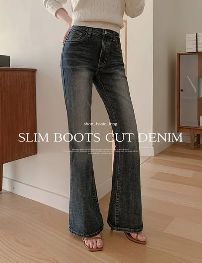 超提臀！美腿喇叭牛仔褲3