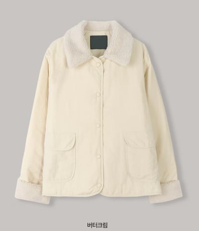 拼接毛毛領羽絨外套7