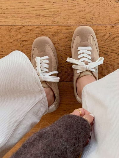 超柔軟！方頭車線軟底德訓鞋6