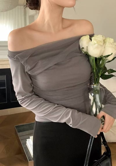 拼接歐跟網紗薄款Ｔ2