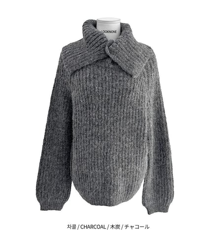 多穿法！排釦領粗坑紋針織衣19