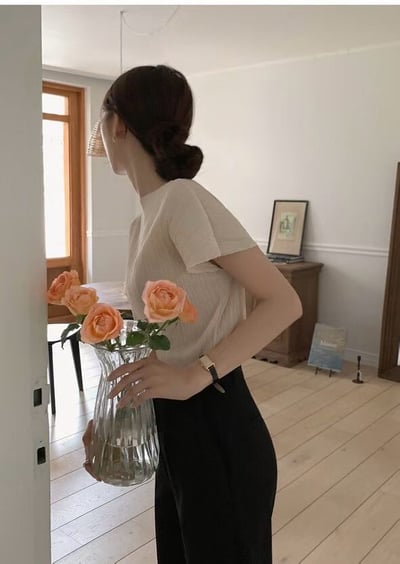 船領小光澤坑紋包袖上衣9