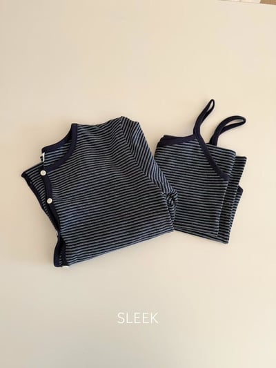 條紋背心+小外套SET6