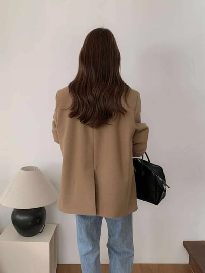 刀領後開衩羊毛西裝外套3