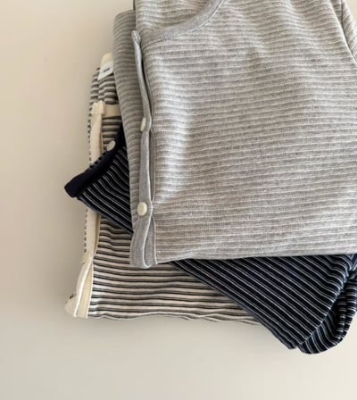 條紋背心+小外套SET4