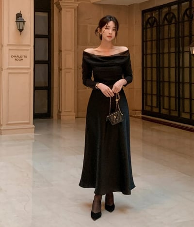 拼接歐根紗側邊抓皺平領上衣15