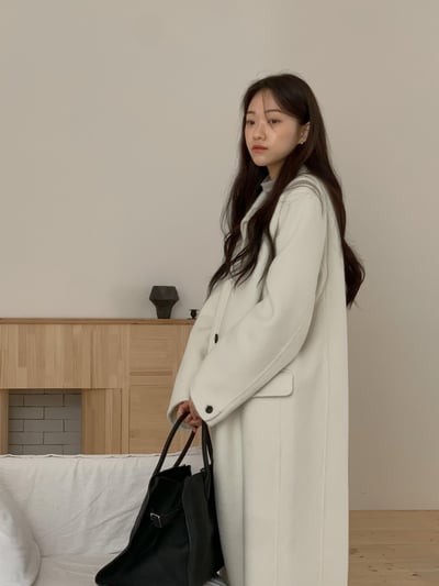 （客訂勿下單）羊毛100%長版大衣2