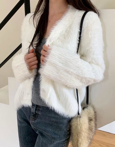 毛毛款毛排扣小外套2