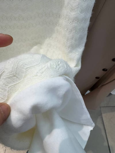 刺繡小花內刷毛魚尾鬆緊長裙6