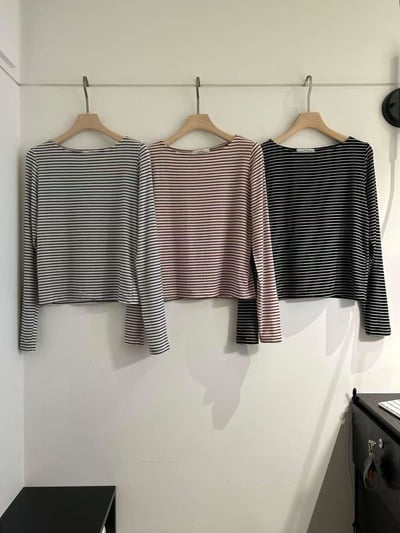 簡約百搭條紋上衣8