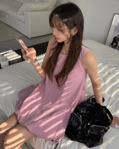 涼感尼龍花苞背心短洋6